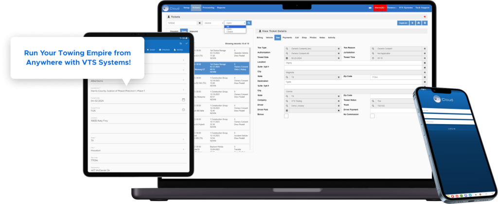 VSF Managment Software by VTS Systems.